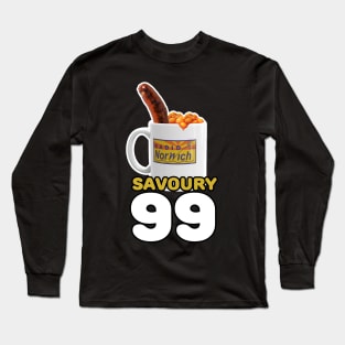 Savoury 99 Beans and a Sausage Long Sleeve T-Shirt